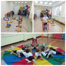 Спортивный зал

Спортивный зал посещают дети с 2 до 7 лет в соответствии с расписанием непрерывной образовательной деятельности на учебный год и проведения утренней гимнастики